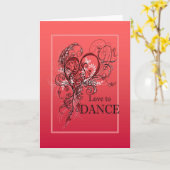 ラヴ・トウ・ダンス グリーティングカード KAART (Gele Bloem)
