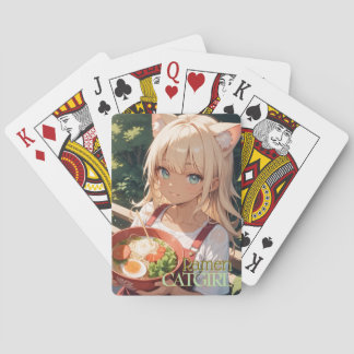 ラーメンを食べる猫耳娘 POKERKAARTEN