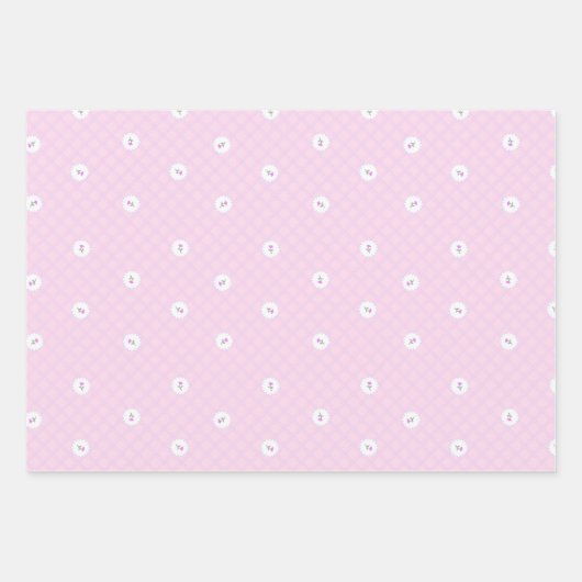 リリー＆菊+野ばら+野ばら＆チェック INPAKPAPIER VEL (Voorkant 3)