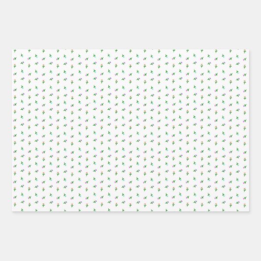 リリー＆菊+野ばら+野ばら＆チェック INPAKPAPIER VEL (Voorkant 2)