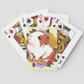 リースとイングリッシュモルモット POKERKAARTEN (Achterkant)