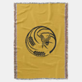 一 本 稲 丸 に 雀 DEKEN (Voorkant Verticaal)