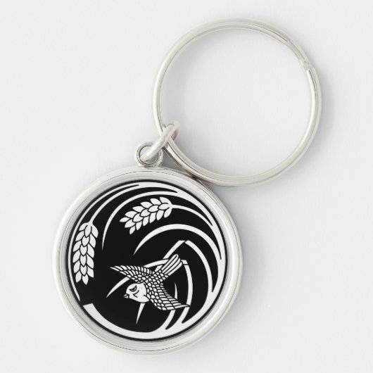 一 本 稲 丸 に 雀 SLEUTELHANGER (Voorkant)