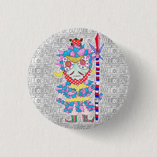 七福神/毘沙門天 缶バッジ RONDE BUTTON 3,2 CM