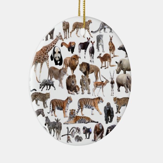 世 界 動 物 の  ) KERAMISCH ORNAMENT (Rechts)