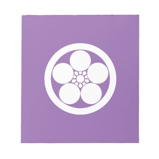 丸に梅鉢 NOTITIEBLOK (Voorkant)