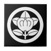 丸に橘 (六つ割り作図) TEGELTJE (Voorkant)