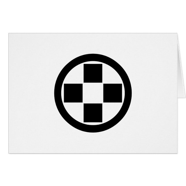 丸 に 四 つ 石 (Devant horizontal)