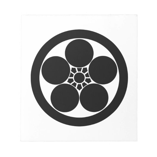 丸 梅 鉢 NOTITIEBLOK (Voorkant)