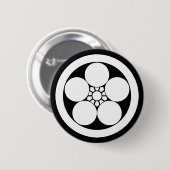 丸 梅 鉢 RONDE BUTTON 5,7 CM (Voorkant /achterkant)