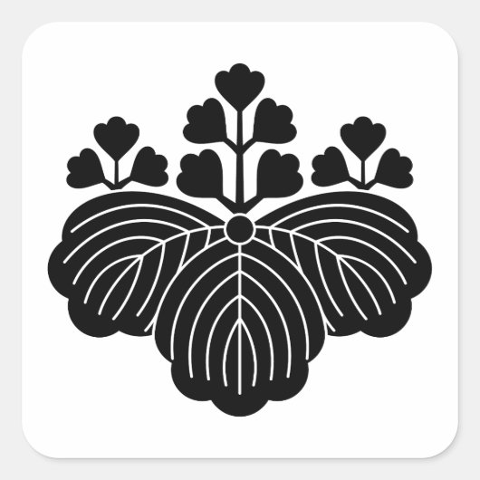 五三桐 VIERKANTE STICKER (Voorkant)