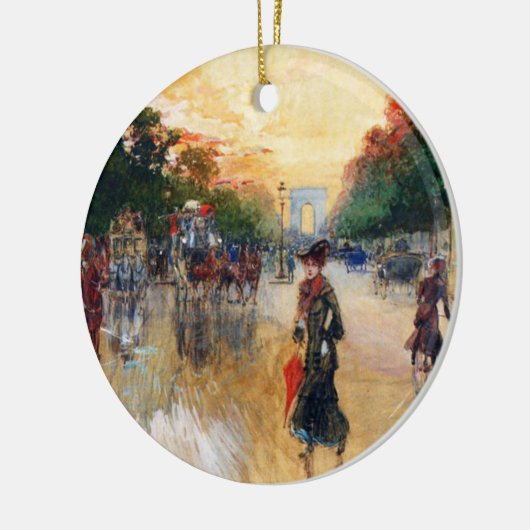 交通量の多いシャンゼリゼ KERAMISCH ORNAMENT (Links)