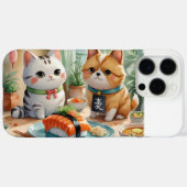 「仲良し猫の寿司時間（Cat Friends' Sushi Time）」 Case-Mate iPhone Case (Achterkant (horizontaal))