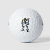 作品番号00001　「灼熱！！電気ストーブロボ」 GOLFBALLEN (Voorkant)