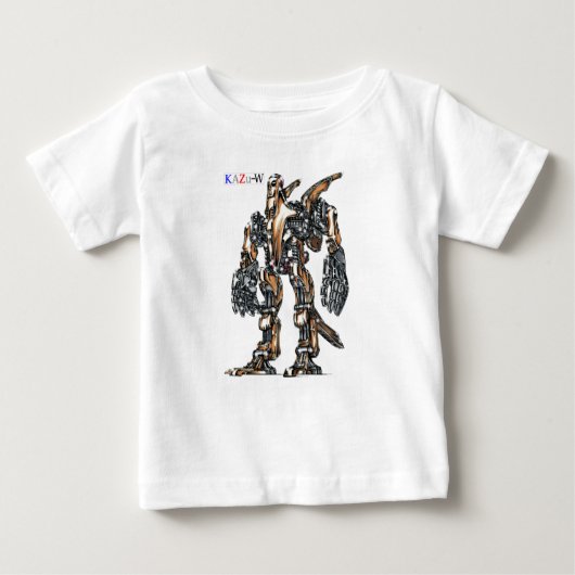 作品番号00006　「祭事用と思われる謎の機体」 ベビーTシャツ (Voorkant)