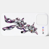  作品番号00012　「ヒーローロボ基本体」 Case-Mate iPhone CASE (Achterkant (horizontaal))