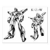 作品番号00012　「ヒーローロボ基本体」 	RUBBERSTEMPEL (Afrduk)