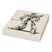 作品番号00016　「エース　ロボ　(Ace　Robot)」 Rubberstempel (Stempel)