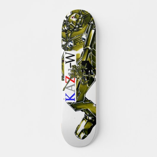 作 品000033 " 四 " 番 " 脚 " 号 " gruis1 skateboard (Voorkant)