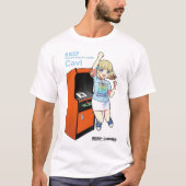 全日本テーブル筐体愛好会のキャビィちゃんとアップライト筐体(A) T-SHIRT (Voorkant)