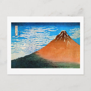 凱 風 (赤 富 士), 晴 Red Mount Fuji, Ukiyo-e Briefkaart