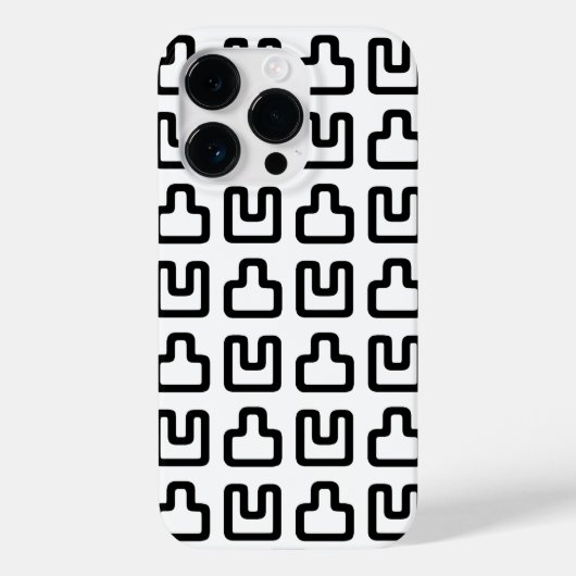 凸凹 Dekoboko でこぼ こ Case-Mate iPhone Case (Achterkant)