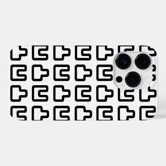 凸凹 Dekoboko でこぼ こ Case-Mate iPhone Case (Achterkant (horizontaal))