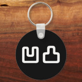 凹凸 Outotsu おうとつ Sleutelhanger (Voorkant)