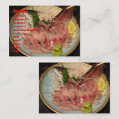 刺 身 VISITEKAARTJE (Voorkant / Achterkant)