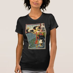 化 猫, 豊 Monster Cat, Toyokuni, Ukiyo-e T-shirt