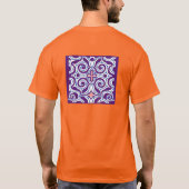 北海道 アイヌ柄 シャツ Hokkaido Ainu pattern T-shirt (Dos)