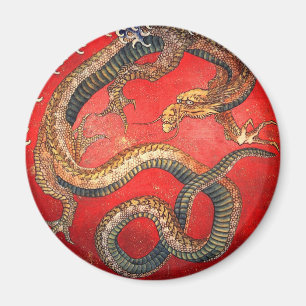 北 斎 龍, 北 Hokusai Dragon, Hokusai, の Hokusai Magneet
