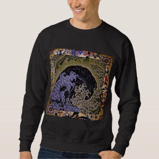 北 斎 Feminine Wave Hokusai Fine Art Trui