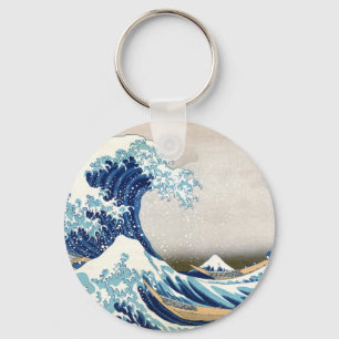 北 斎 kanagawa Hokusai Fine Art Sleutelhanger