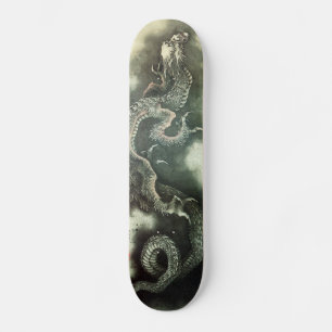 北 龍, 北 斎 Hokusai Dragon, Hokusai, Art Skateboard