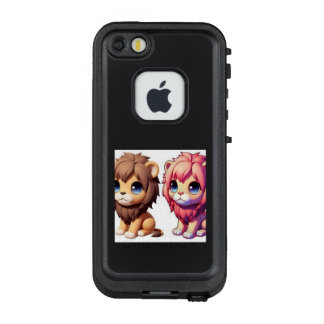 双子ライオン LifeProof FRÄ’ iPhone SE/5/5s HOESJE