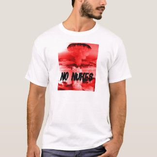 反核 NO NUKES 戦争反対 NO WAR T-SHIRT