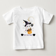 可愛いハロウィーンTシャツTrick or treet