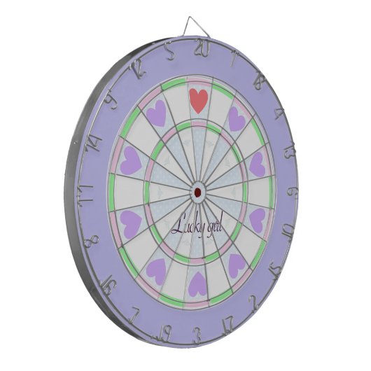 可愛いハート DARTBORD (Voorkant Links)