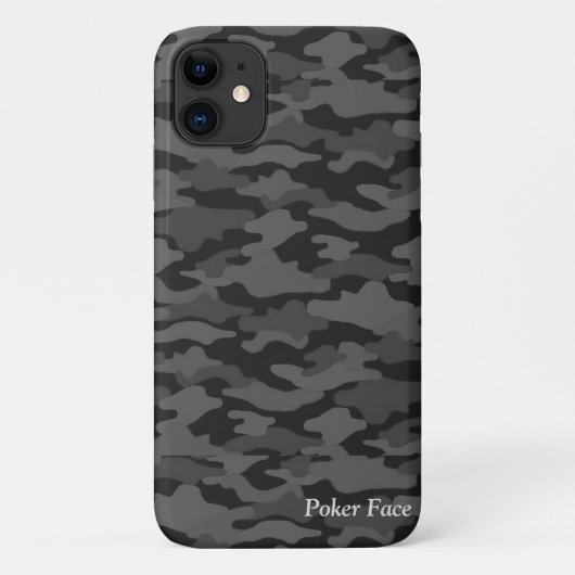 名前　カスタム　迷彩　（ダーク） Case-Mate iPhone CASE (Achterkant)