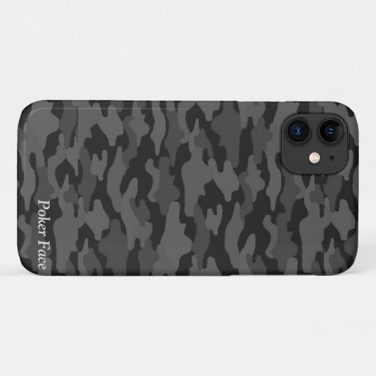 名前　カスタム　迷彩　（ダーク） Case-Mate iPhone CASE (Achterkant (horizontaal))