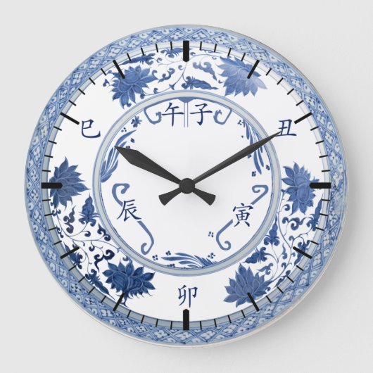 地 钟 午Traditionele Chinese di Zhi-klok (morgen) Grote Klok (Voorkant)