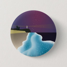 夜光虫 (エメラルドグリーンバージョン) RONDE BUTTON 5,7 CM