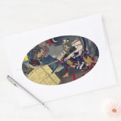 大坂軍記之内 半田寺山敗将日本号鎗傷 OVALE STICKER (Envelop)