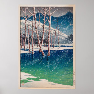 大 正 池, Taishô Pond in Kamikôchi, Hasui Kawase Poster