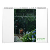奥武鉄道カレンダー2022 KALENDER (Hoes)