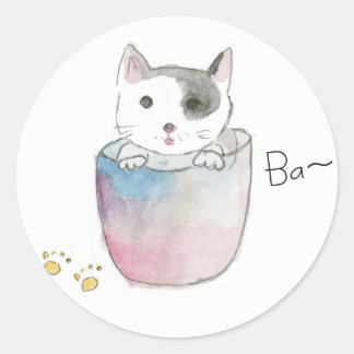 子猫のご挨拶 RONDE STICKER