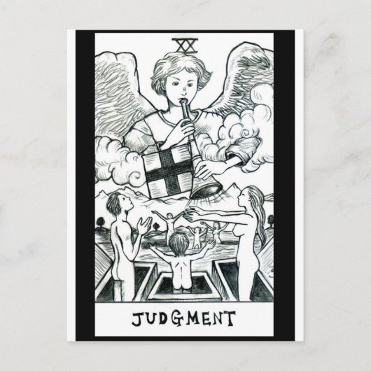 審判 BRIEFKAART (Voorkant)