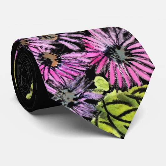 小鳥と花の浮世絵風柄アート STROPDAS (Opgerold)