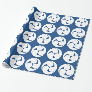 左三つ巴 (地抜き) CADEAUPAPIER